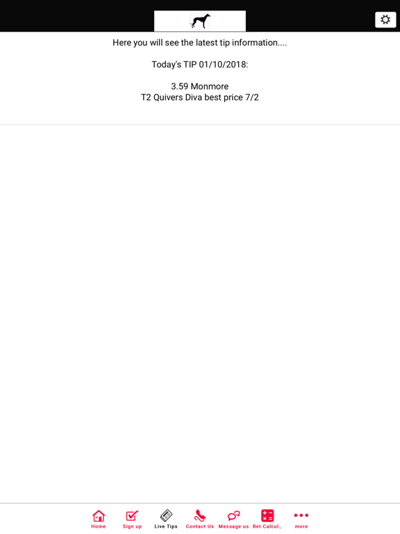 Screenshot #6 pour The Greyhound Tipster