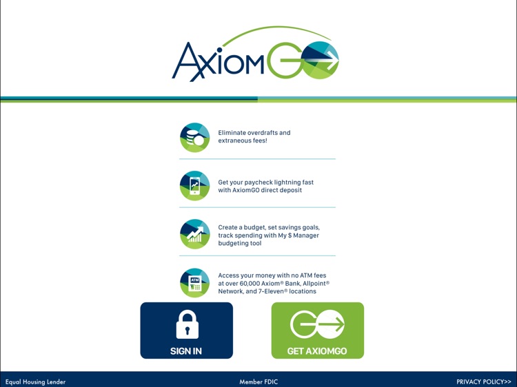 AxiomGO for iPad