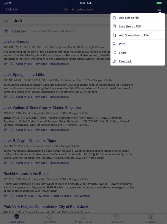 My Law for iPad screenshot-4