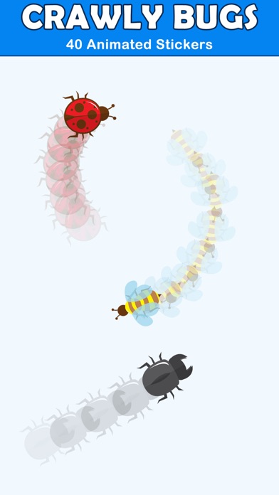 Crawly Bugs Animated Stickers Screenshot 1