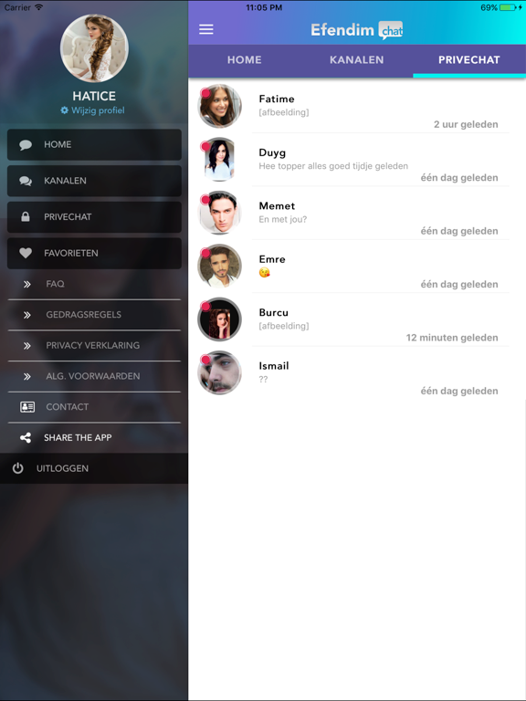 Screenshot #5 pour Efendim Chat