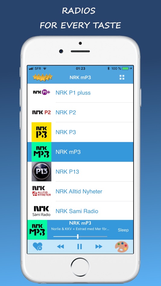#2. Radio Norge - Live ! (iOS) 由: Jihane Jroundi