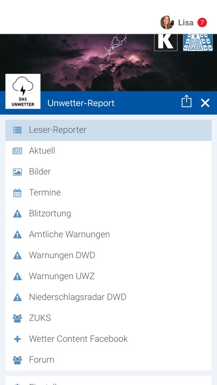 Das Hochwasser & Unwetter