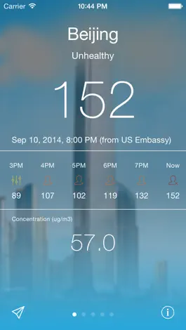 Game screenshot Beijing Air Quality US Embassy mod apk