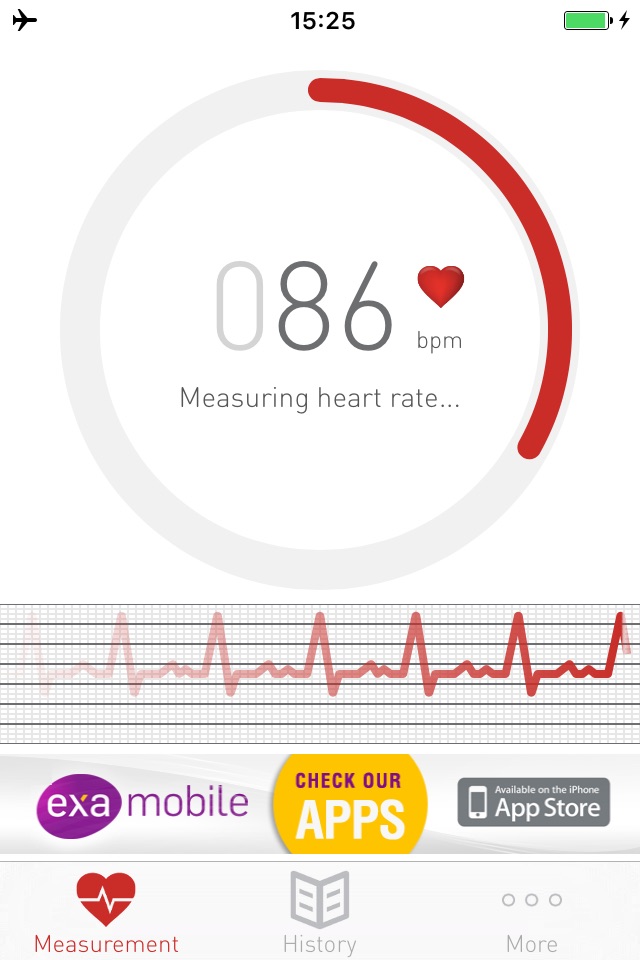 Cardiograph Heart Rate Monitor screenshot 3