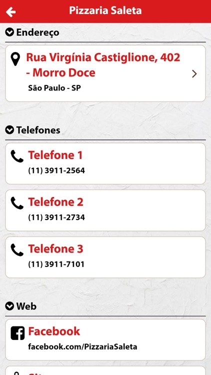 Pizzaria Saleta Morro Doce