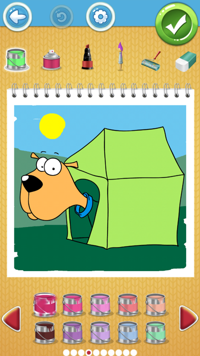 Screenshot #2 pour Chien Dessins à Colorier