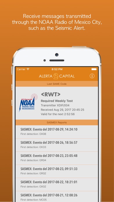 Capital Alert Screenshot