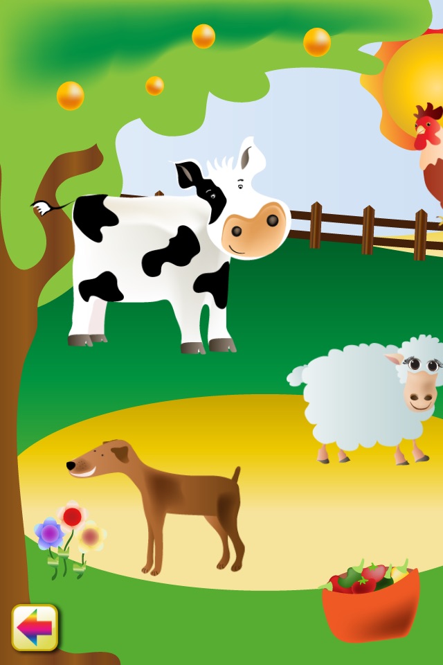 Farm Animals: Learn and Colour screenshot 3