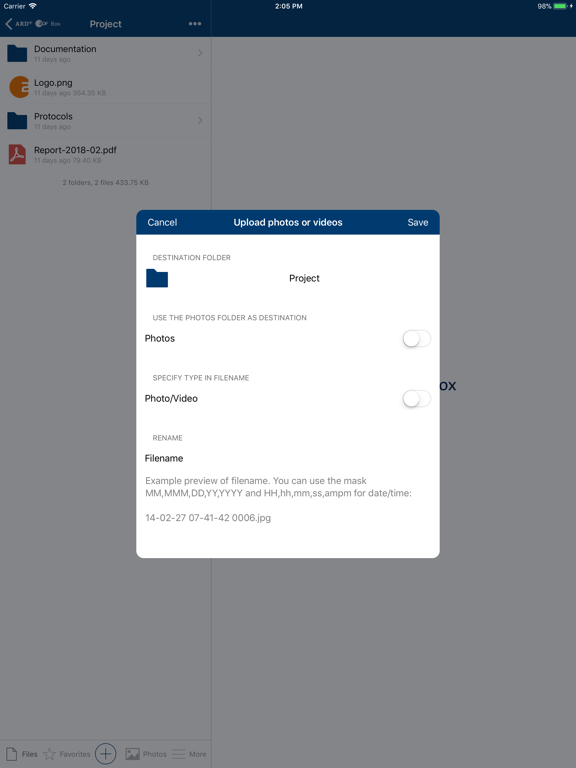 ARD-ZDF-Box iPad screenshot 4 - Productivity app