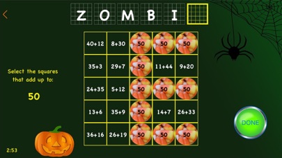 Math Word Go - Halloween screenshot 2