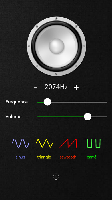 Screenshot #1 pour Tone Generator Professional