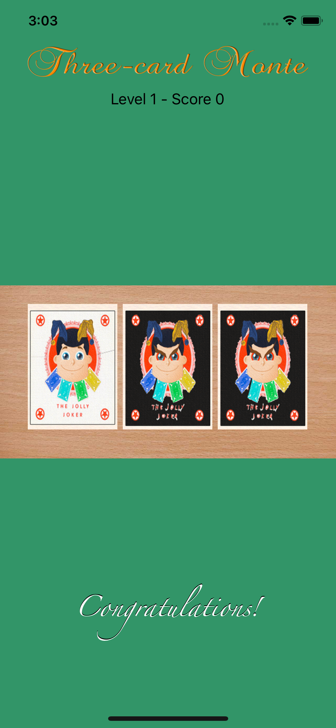 Three-Cards Monte