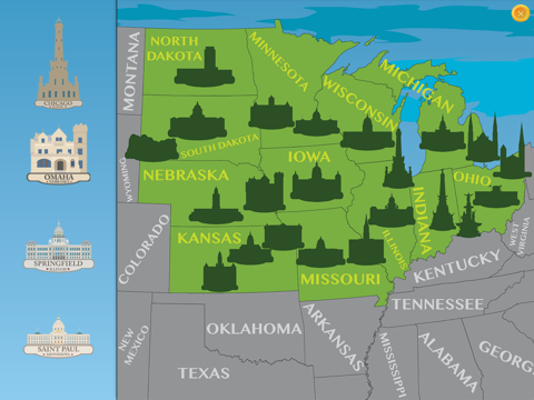 Screenshot #4 pour USA Geography Master