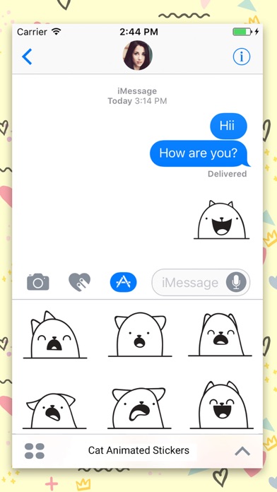 Kitten Cat : Cute Stickers screenshot 2