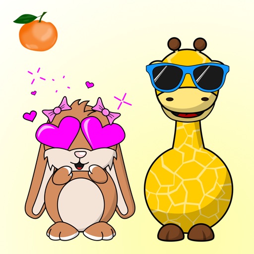 Appelsin Stickers - Animals Emoji - Animated icon