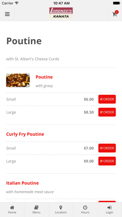Screenshot #2 pour Lorenzo's Kanata Pizzeria Online Ordering