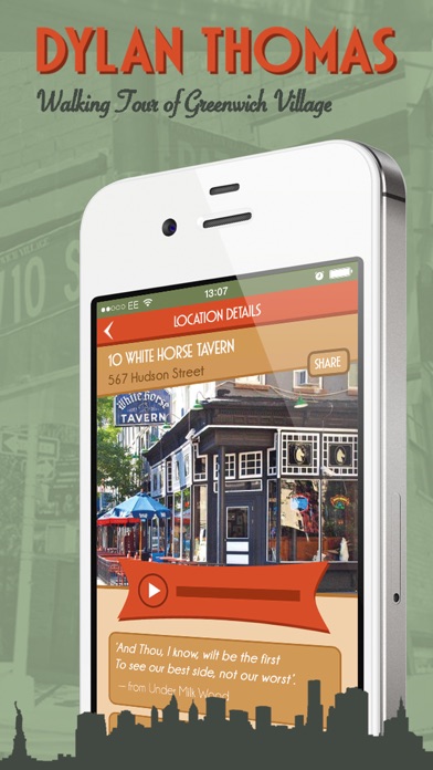 How to cancel & delete Dylan Thomas Walking Tour - NY from iphone & ipad 1