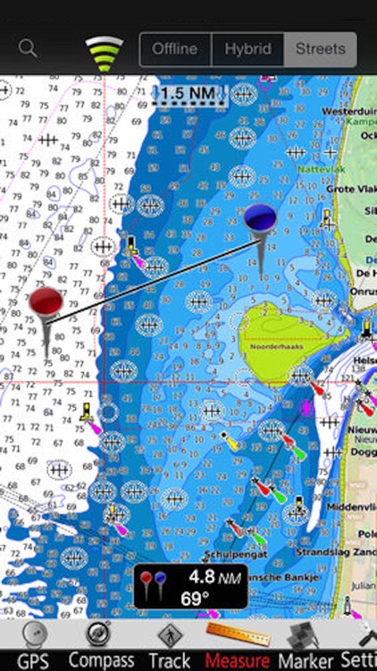 Netherlands GPS nautical Chart