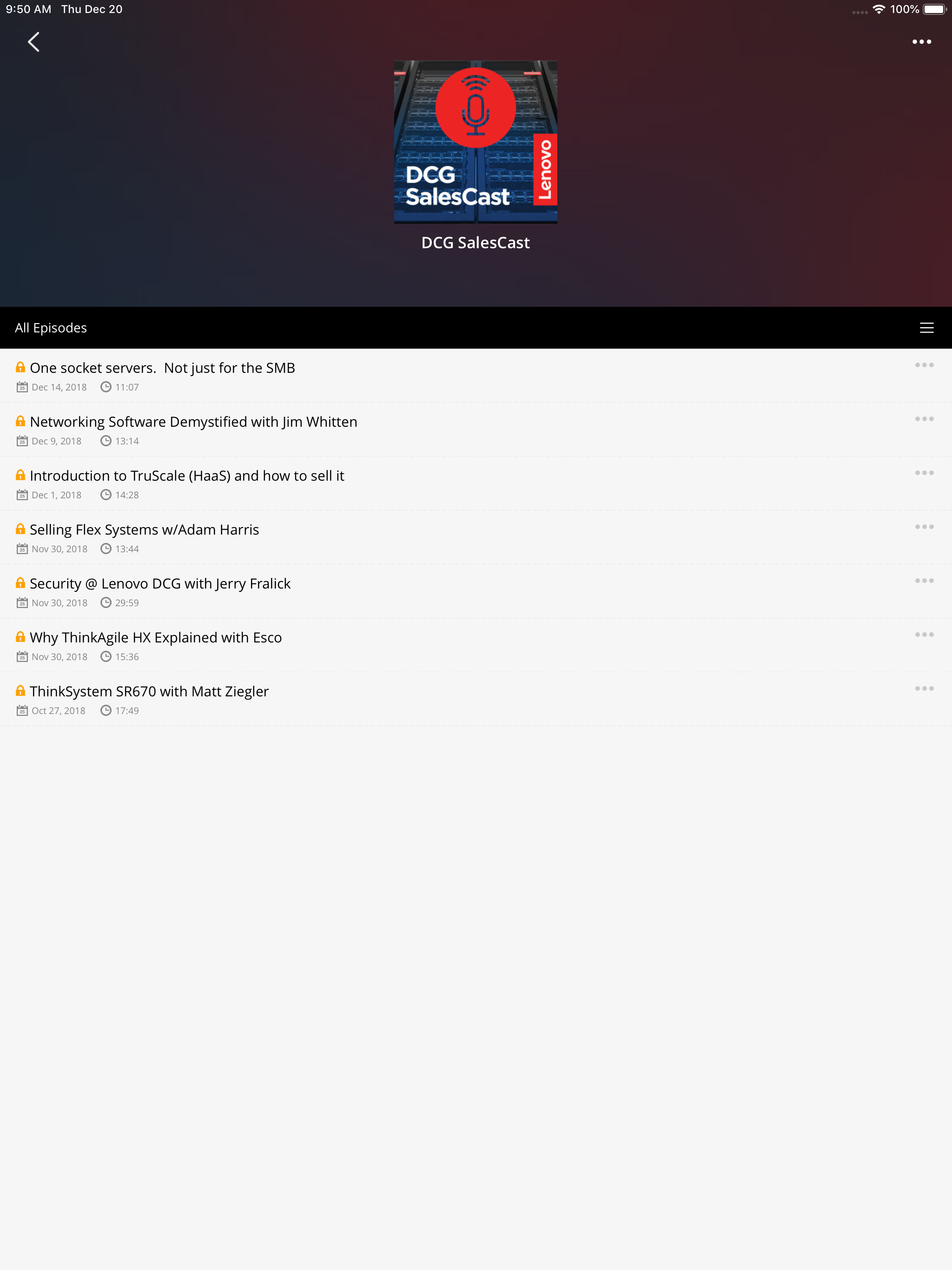 Lenovo Podcasts screenshot 6