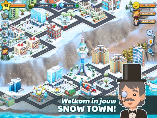 Snow Town - Ice Village World iPad app afbeelding 2