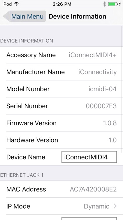 iConnectivity iConfig