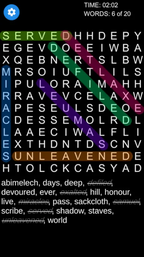 Bible Word Search Puzzle