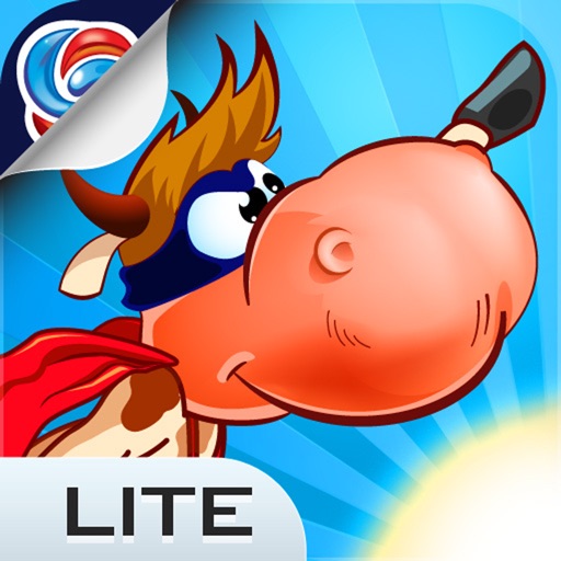 Supercow: funny farm arcade platformer Lite iOS App