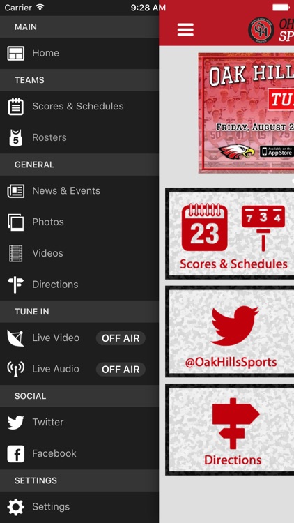 Oak Hills High School Mobile Sports