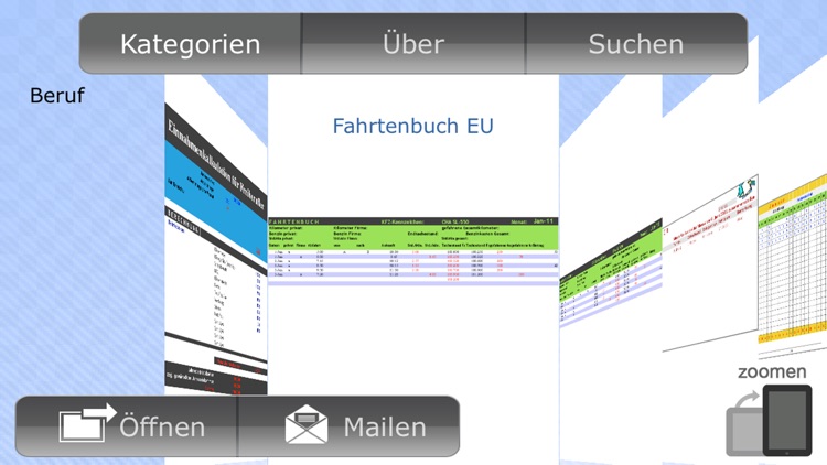 Vorlagen für Numbers