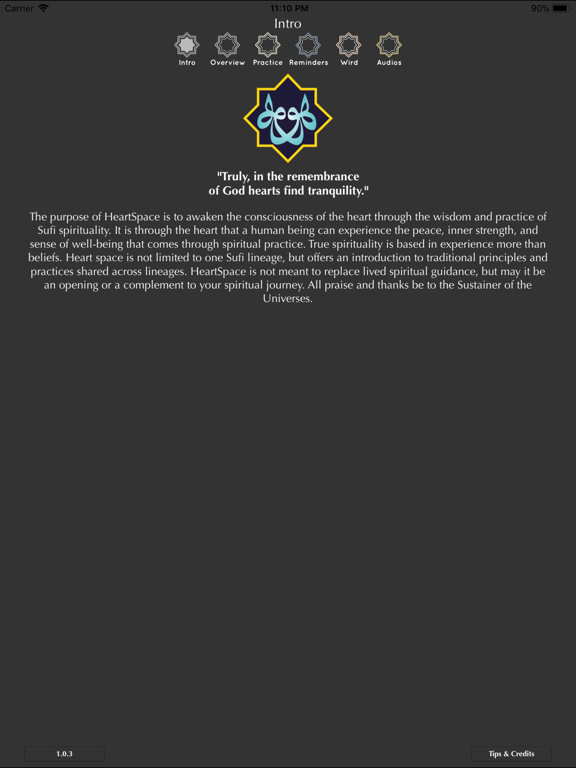 Heart Space iPad screenshot 1 - Lifestyle app