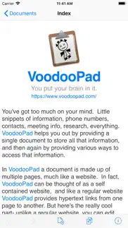 How to cancel & delete voodoopad 4