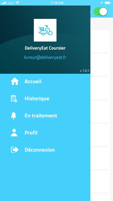 Screenshot #3 pour DeliveryEat Livreur