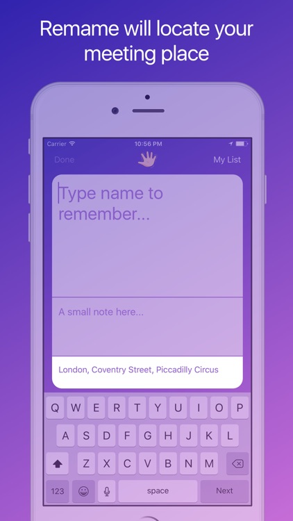 Remame – Save and remember people names