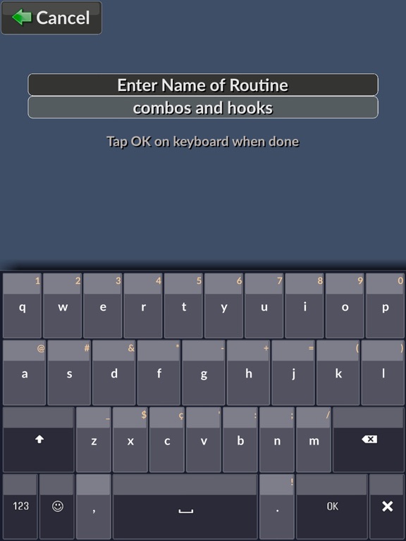 Combo Trainer iPad screenshot 7 - Health & Fitness app