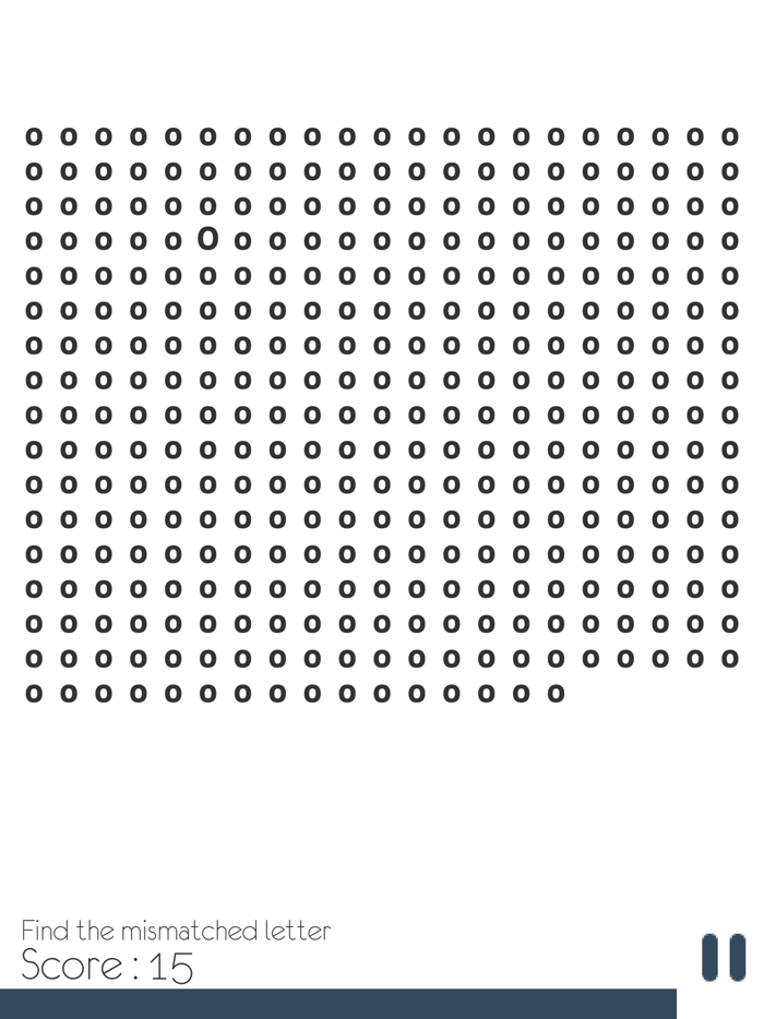 Impossible Letter Spotter Game