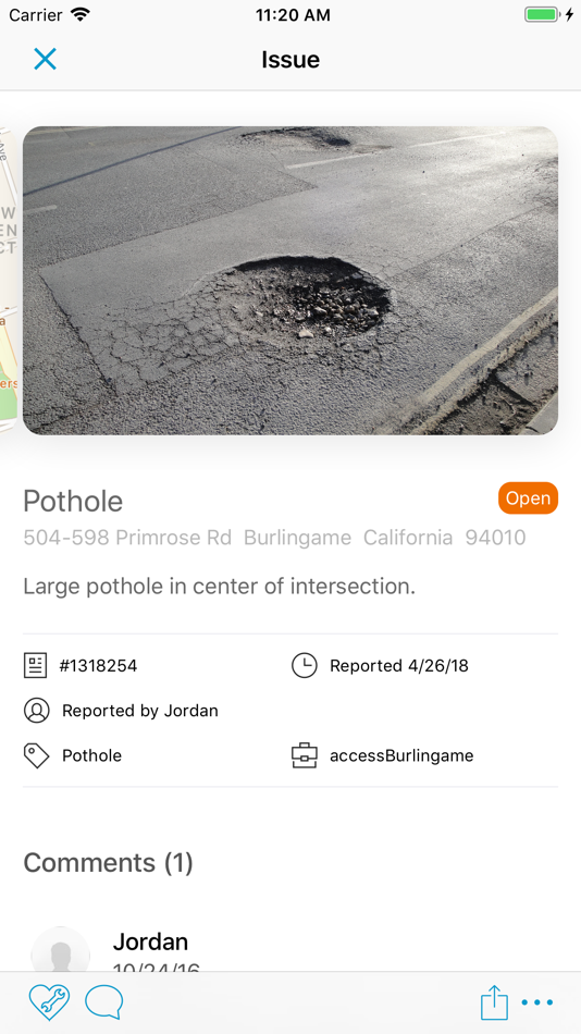 #3. Access Burlingame (iOS) Podle: SeeClickFix