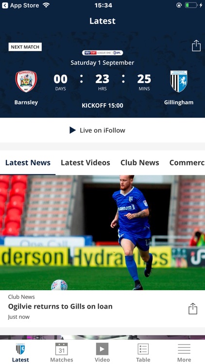 Gillingham Official App