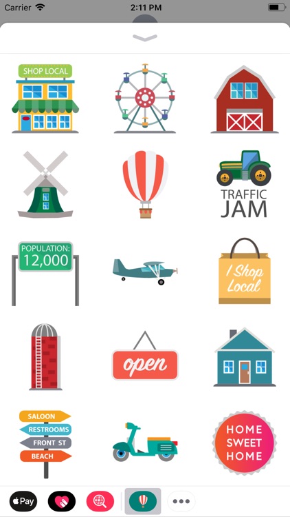 Small Town Stickers