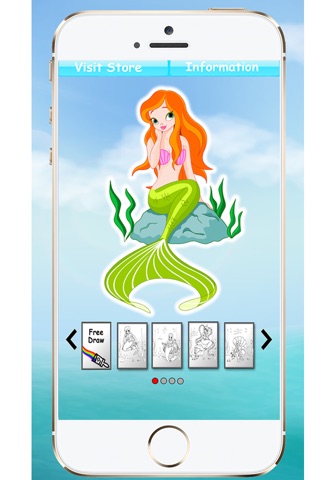 Coloring Book Mermaids screenshot 2