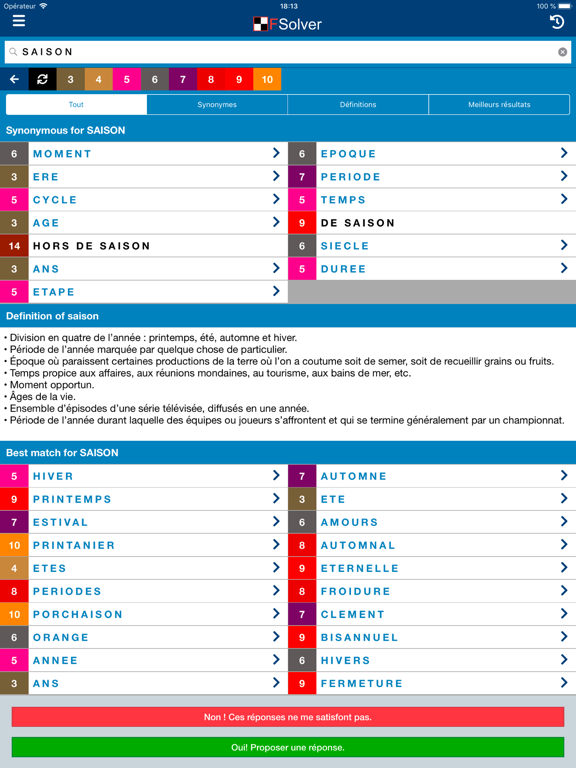 Screenshot #4 pour FSolver - Mots croisés