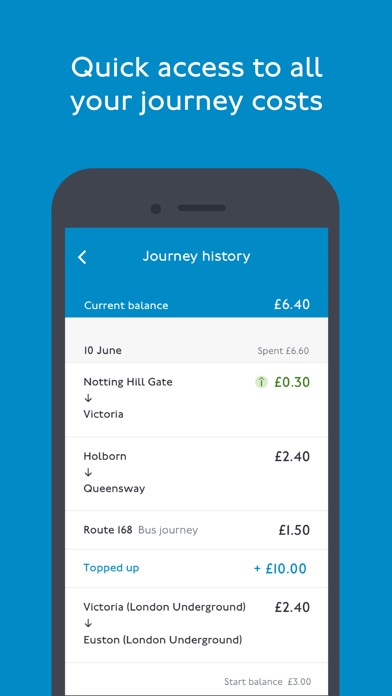 TfL Oyster and contactless screenshot 4