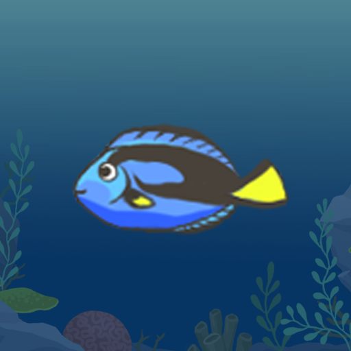 Blue Tang fishing king