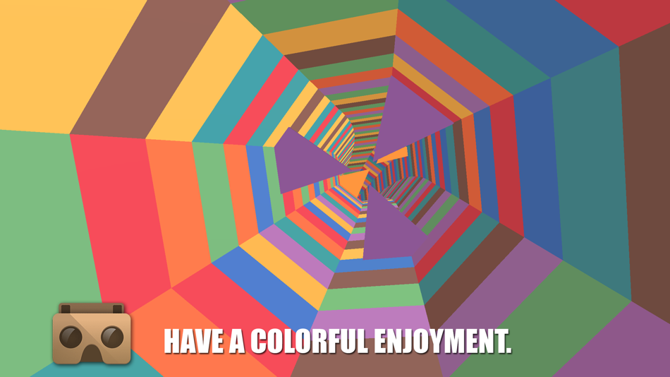 #4. VR Color Tunnel Race-Time Travel Virtual Reality (iOS) 来自: Aysha Sehar