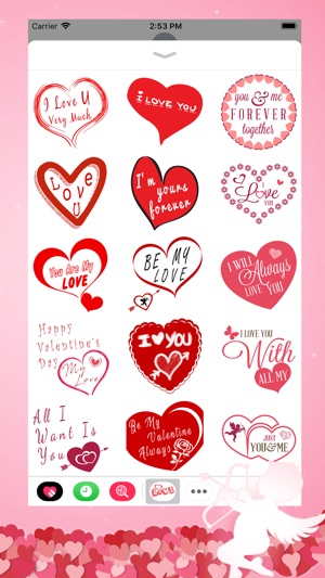 Valentine's Day Quote Stickers(圖2)-速報App