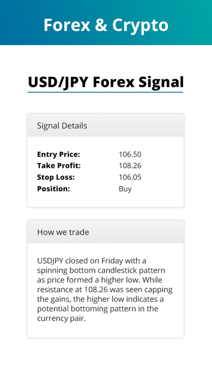 Forex Signals & Crypto Signals