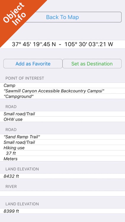 Great Sand Dunes National Monument GPS Map