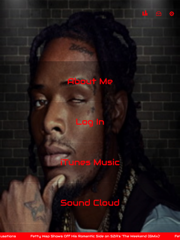 Fetty Wap Official iPad screenshot 1 - Music app