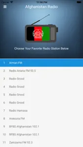 Afghanistan Radio: Afghan FM screenshot #1 for iPhone
