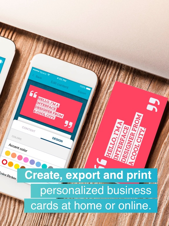 Screenshot #5 pour Print Business Card Maker